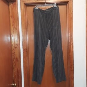 Grey Pinstriped Slacks